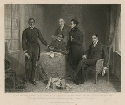 Giving evidence before the Committee of the House of Commons by Henry Room