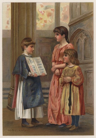 Evensong by Henry Ryland
