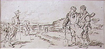 The Roadmen disturbed by the Golfers, illustration from 
