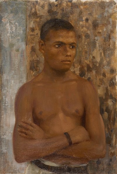 Half Length of Ralph, 1923 by Henry Scott Tuke