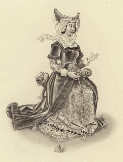 Constancia, Duchess of Lancaster, Wife of John of Gaunt by Henry Shaw