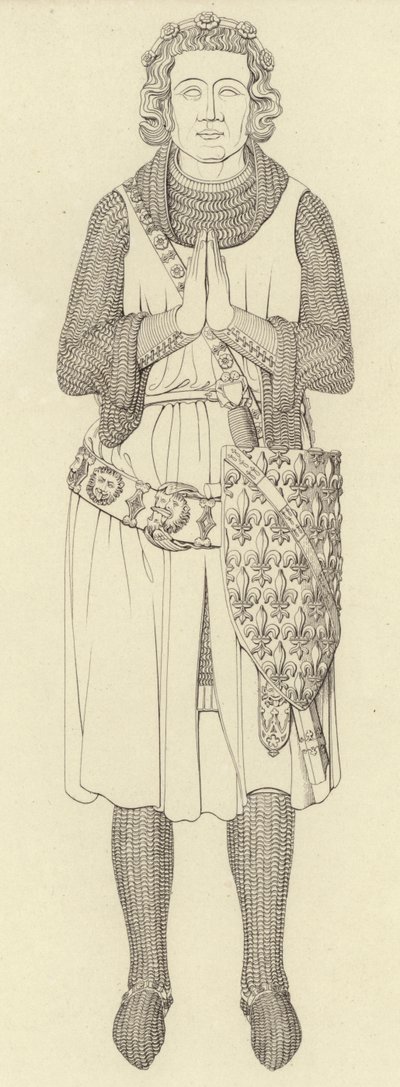 Effigy of Charles Compte D’Étampes by Henry Shaw