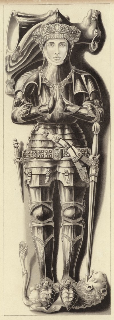 Effigy of Sir Richard Vernon by Henry Shaw