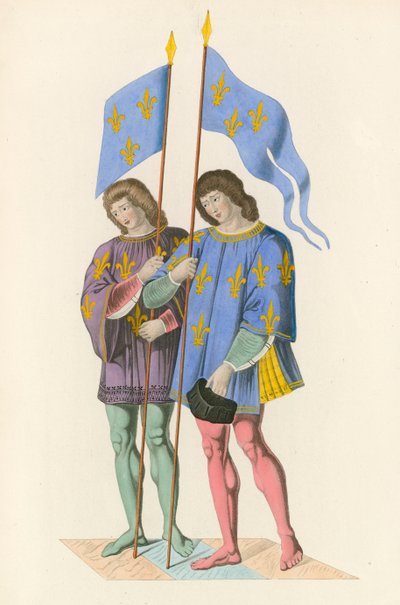 Heralds Announcing the Death of Charles VI to his Son by Henry Shaw