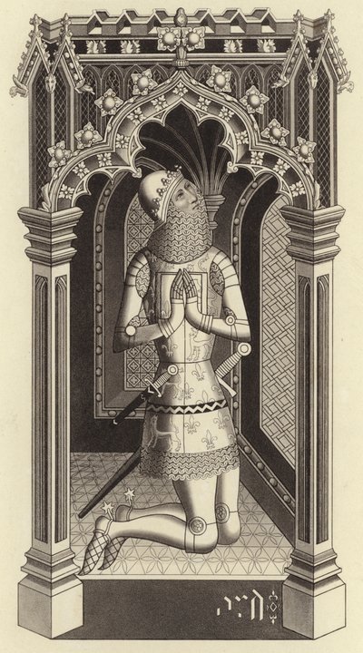 The Black Prince, about 1355, from St Stephen