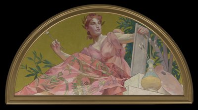 Muse of Painting by Henry Siddons Mowbray