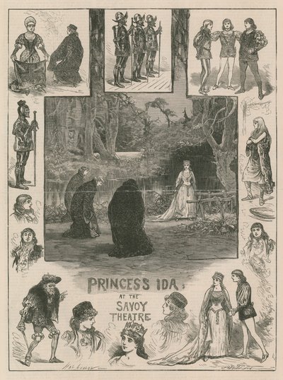 Princess Ida at the Savoy Theatre by Henry Stephen (b.1861 fl.1880 1925) Ludlow