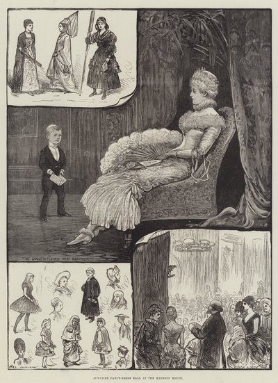 Juvenile Fancy-Dress Ball at Mansion House by Henry Stephen Ludlow