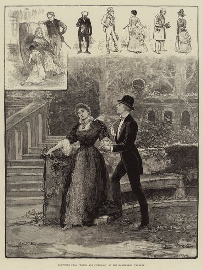 Sketches from Lords and Commons, at the Haymarket Theatre by Henry Stephen Ludlow