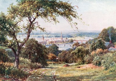 Perth from the Slopes of Kinnoul Hill by Henry Sutton Palmer