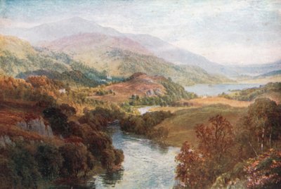 The River Teith, with Lochs Achray and Vennachar, Perthshire by Henry Sutton Palmer