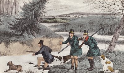 Mytton Shooting in Winter by Henry Thomas (after) Alken