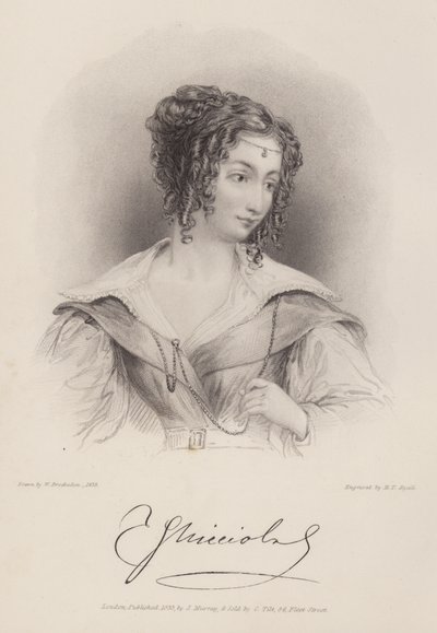 Countess Teresa Guiccioli, Mistress of Lord Byron by Henry Thomas (after) Ryall