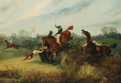 An Incident in the Lucas Winter Meeting by Henry Thomas Alken