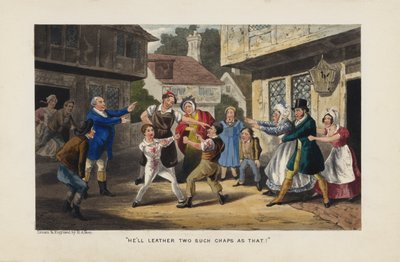 Boys Fighting by Henry Thomas Alken