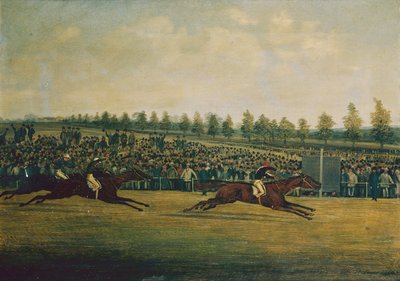 The Doncaster St Leger by Henry Thomas Alken