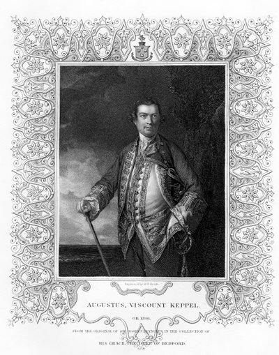 Augustus Keppel, Viscount Keppel by Henry Thomas Ryall