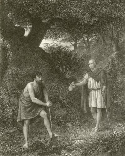 Timon and Flavius by Henry Wallis