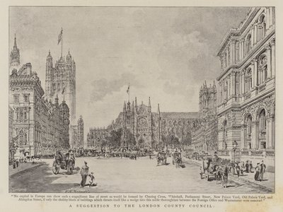 A Suggestion to The London County Council by Henry William Brewer