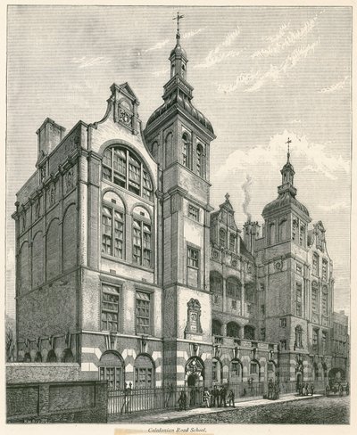 Caledonian Road School, London by Henry William Brewer