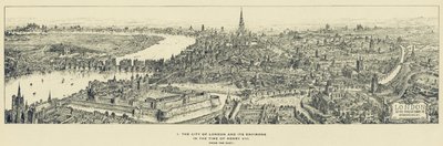The City of London and its Environs in the Time of Henry VIII, from the East by Henry William Brewer
