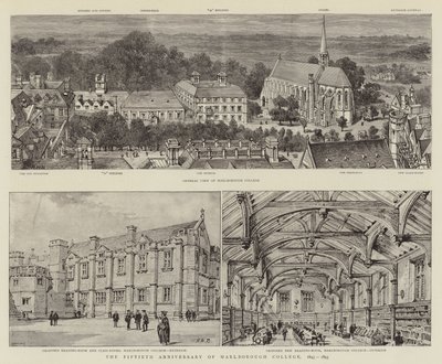 The Fiftieth Anniversary of Marlborough College, 1843-1893 by Henry William Brewer