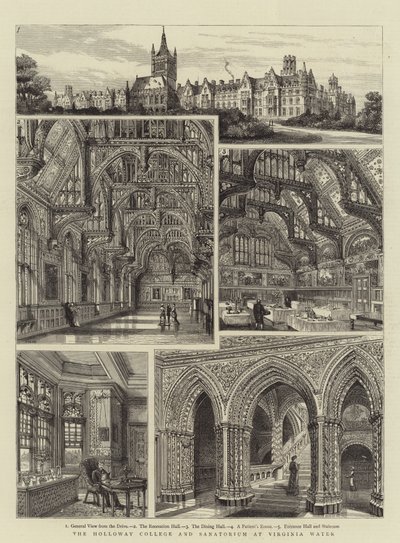 The Holloway College and Sanatorium at Virginia Water by Henry William Brewer