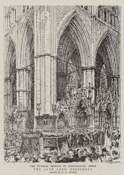 The Late Lord Herschell by Henry William Brewer