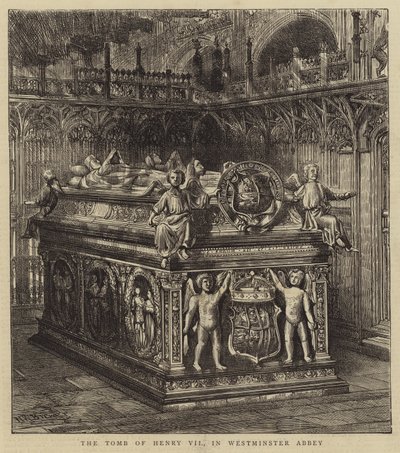 The Tomb of Henry VII, in Westminster Abbey by Henry William Brewer