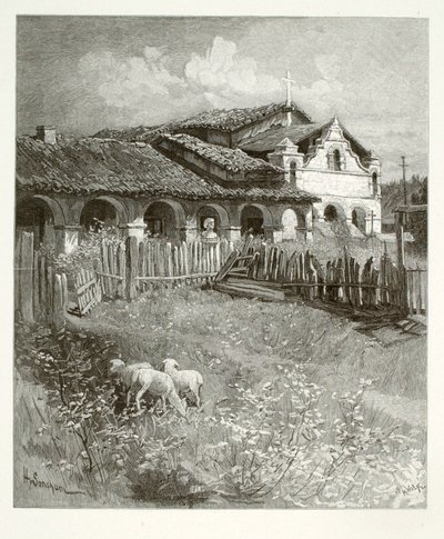 San Antonio Mission by Henry Wolf
