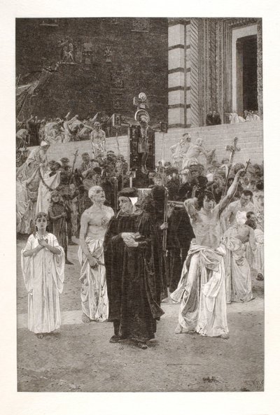 The Flagellants (detail) by Henry Wolf