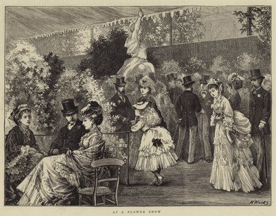 At a Flower Show by Henry Woods