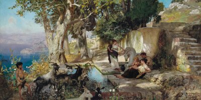 At the Fountain by Henryk Siemiradzki