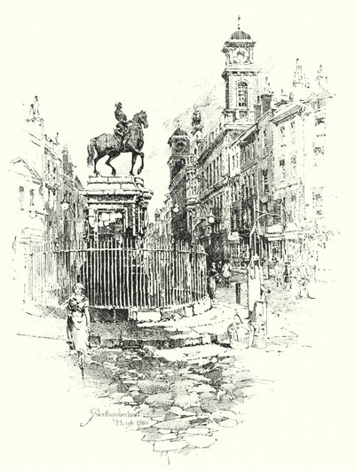 Northumberland House by Herbert (after) Railton