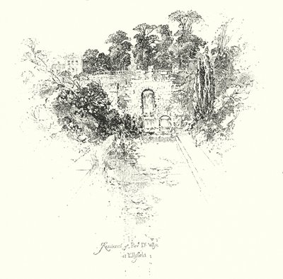 Residence of Reverend Dr Wise, at Ellsfield by Herbert (after) Railton