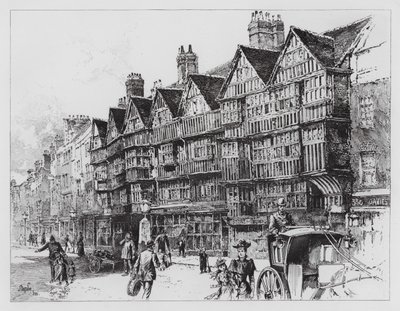 Staple Inn by Herbert (after) Railton
