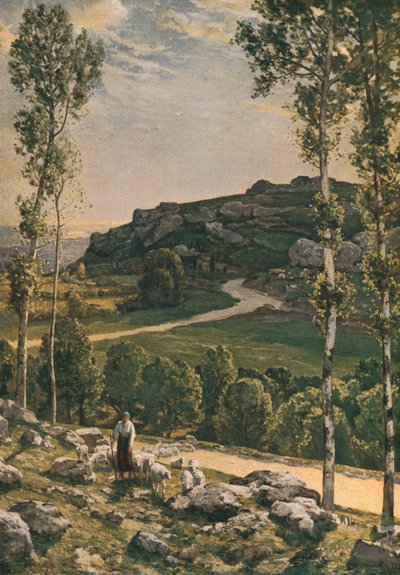A Mountain Road in Provence by Herbert Edwin Pelham Hughes Stanton