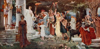 The Temple of Eros by Herbert Gustave (after) Schmalz