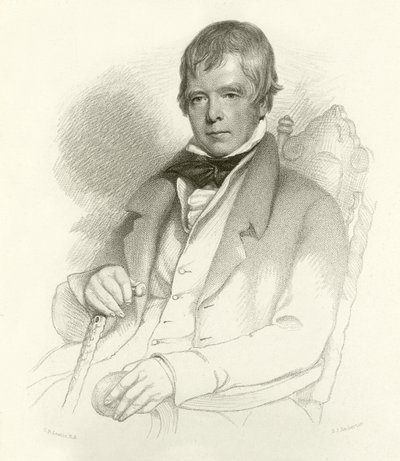 Sir Walter Scott by Herbert Gustave Schmalz