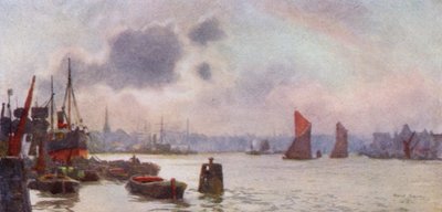 Lavender Wharf by Herbert Menzies (after) Marshall