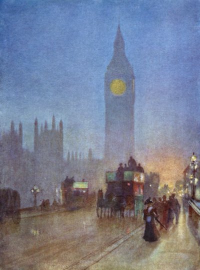 On Westminster Bridge by Herbert Menzies (after) Marshall