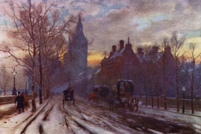 The Westminster Embankment by Herbert Menzies (after) Marshall