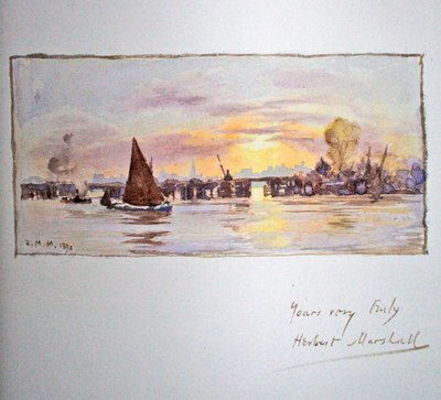 Sunset on the Thames by Herbert Menzies Marshall