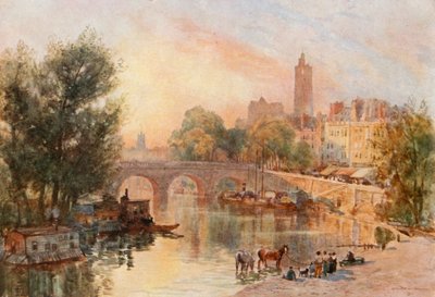 The Pont Marie, Paris by Herbert Menzies Marshall