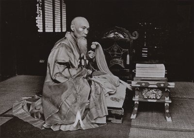 A Buddhist Abbot by Herbert Ponting