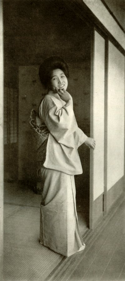 A Maid of Fair Japan by Herbert Ponting
