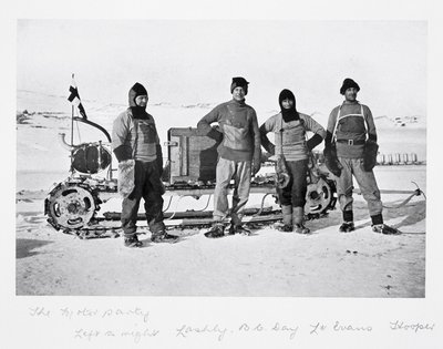 Motor Party - left to right: Lashly, Day, Evans and Hooper from 