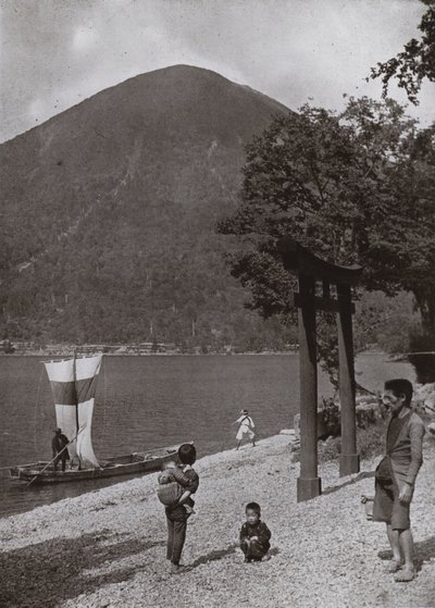Nantai-zan and Lake Chuzenji by Herbert Ponting
