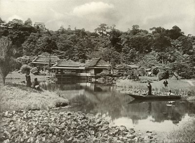 The Ha-Kei-Tei Inn and Garden at Hikone by Herbert Ponting