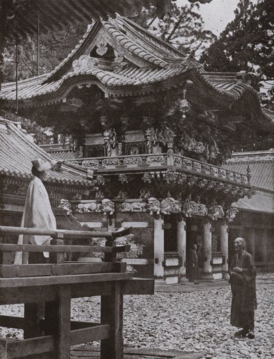 The Yomei Gate at Nikko by Herbert Ponting
